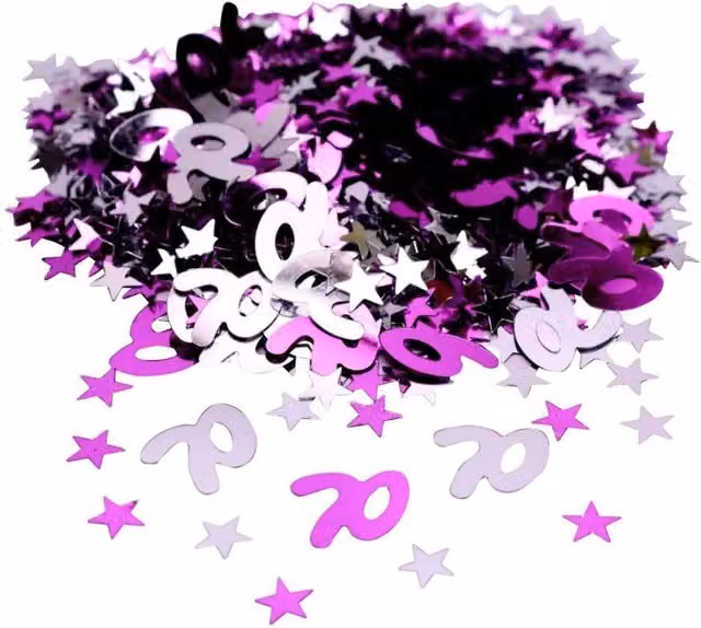KDMD Mini Stars 70 Pink Confetti 12 Pack – 1