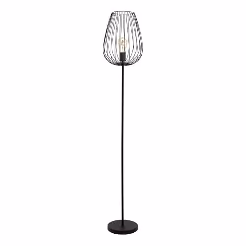 Eglo Newtown Vintage Metal Floor Lamp in Black – 1