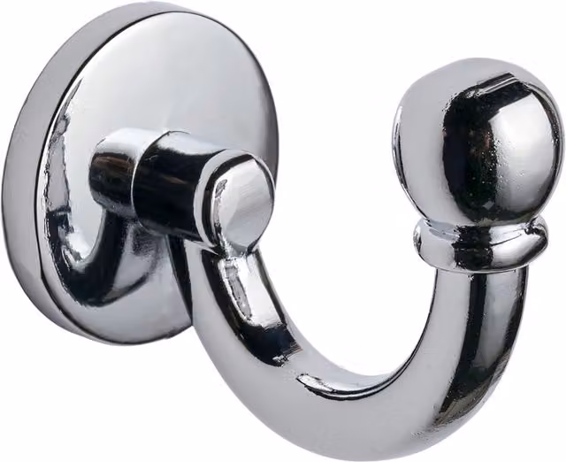 Decohooks Single Ball End Screw In Robe Hook in Polished Chrome