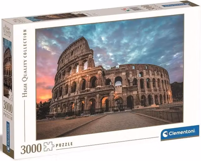Clementoni Coliseum Sunrise 3000 Piece Landscape Jigsaw Puzzle in Multicolour