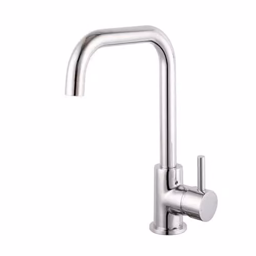 Reginox Salina CH Single Lever Square Neck Chrome Kitchen Mixer Tap – 1
