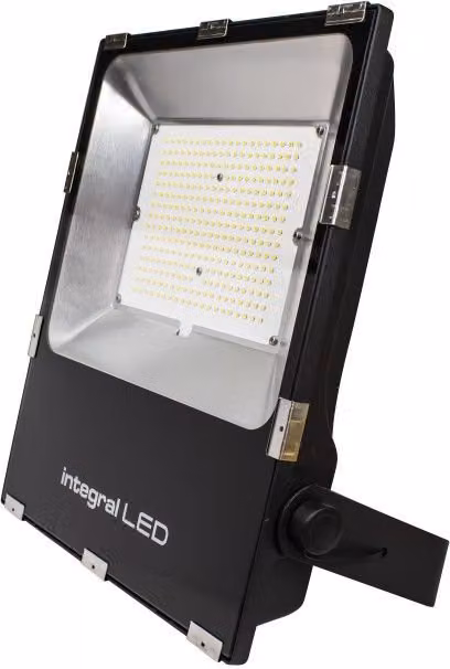 Netlighting Precision Plus 150W Area Floodlight, 19500LM, 3000K Warm White, IP66, IK08, Black
