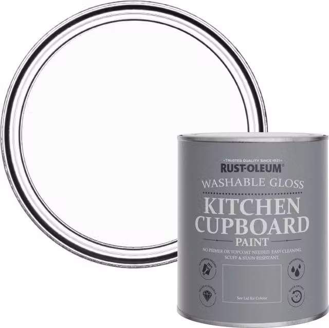Rust-Oleum Kitchen Cupboard Paint in Gloss Finish, Moonstone, 0.75 l