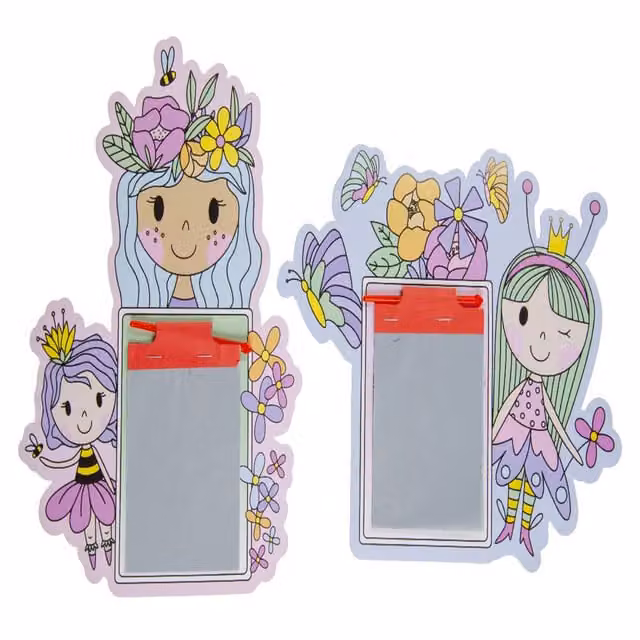 LG-Imports Single Princess Magic Drawing and Colouring Board in White