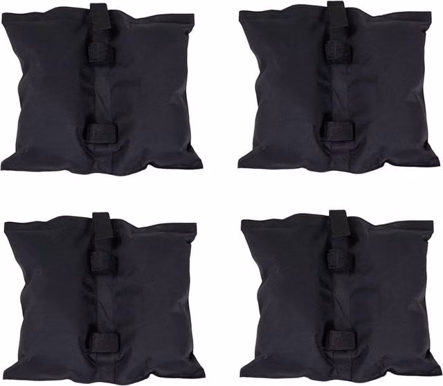 Charles Bentley 4pc Gazebo Weight Bags in Grey