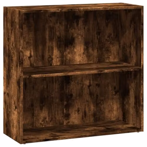 vidaXL Modern Oak Bookcase in Brown, W/D/H: 80 x 30 x 77 cm