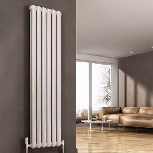 Reina Coneva Designer Radiator, White, H: 150 cm x W: 51 cm x D: 5.1 cm – 2