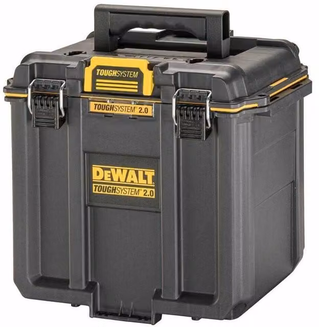 DeWalt Toughsystem 2.0 Deep Tool Box with Inserts, Black, W/D/H: 39.0 x 35.1 x 25.5 cm