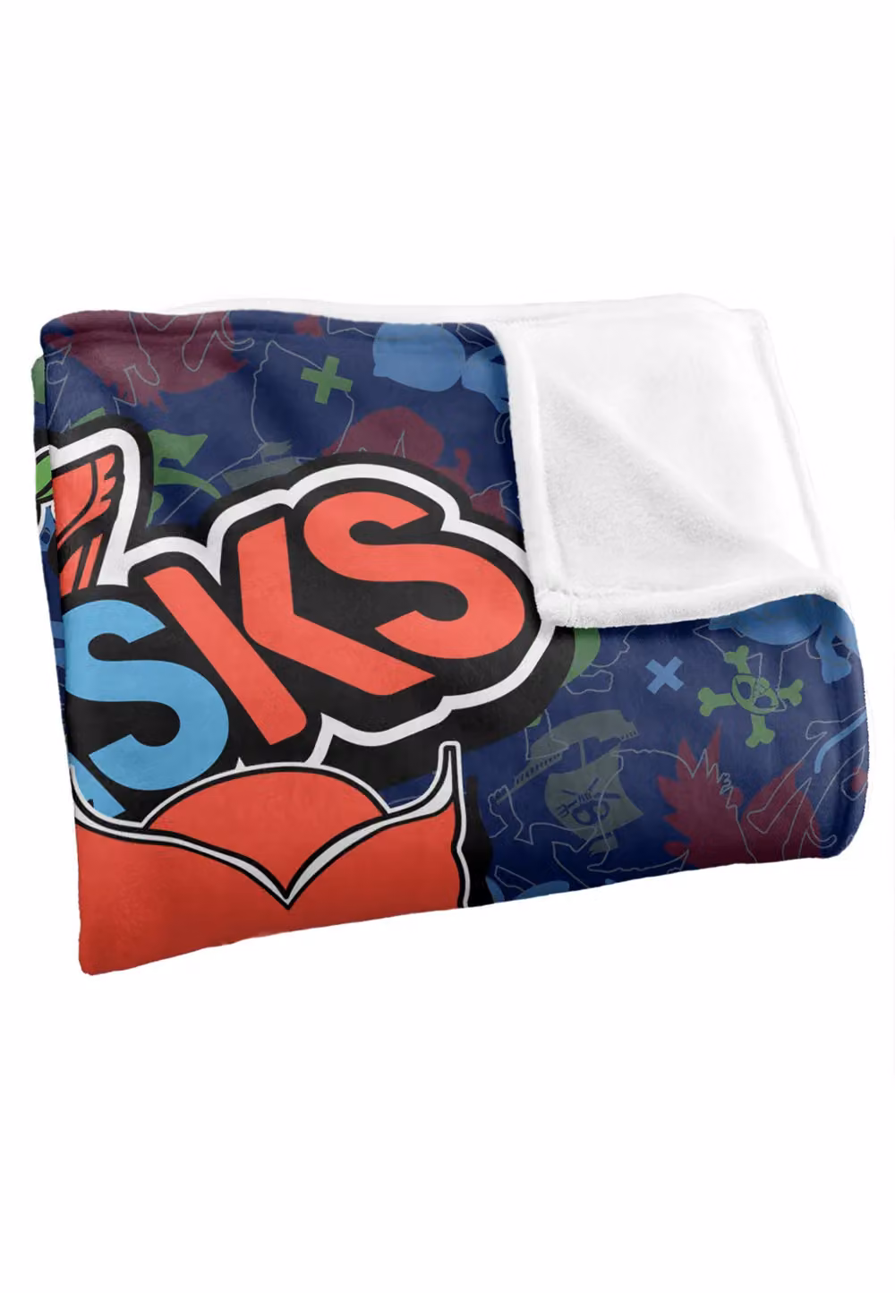 Hasbro PJ Masks PJ Group Attack Kids Silky Touch Blanket in White and Multicolour, W: 152 cm, D: 127 cm – 3