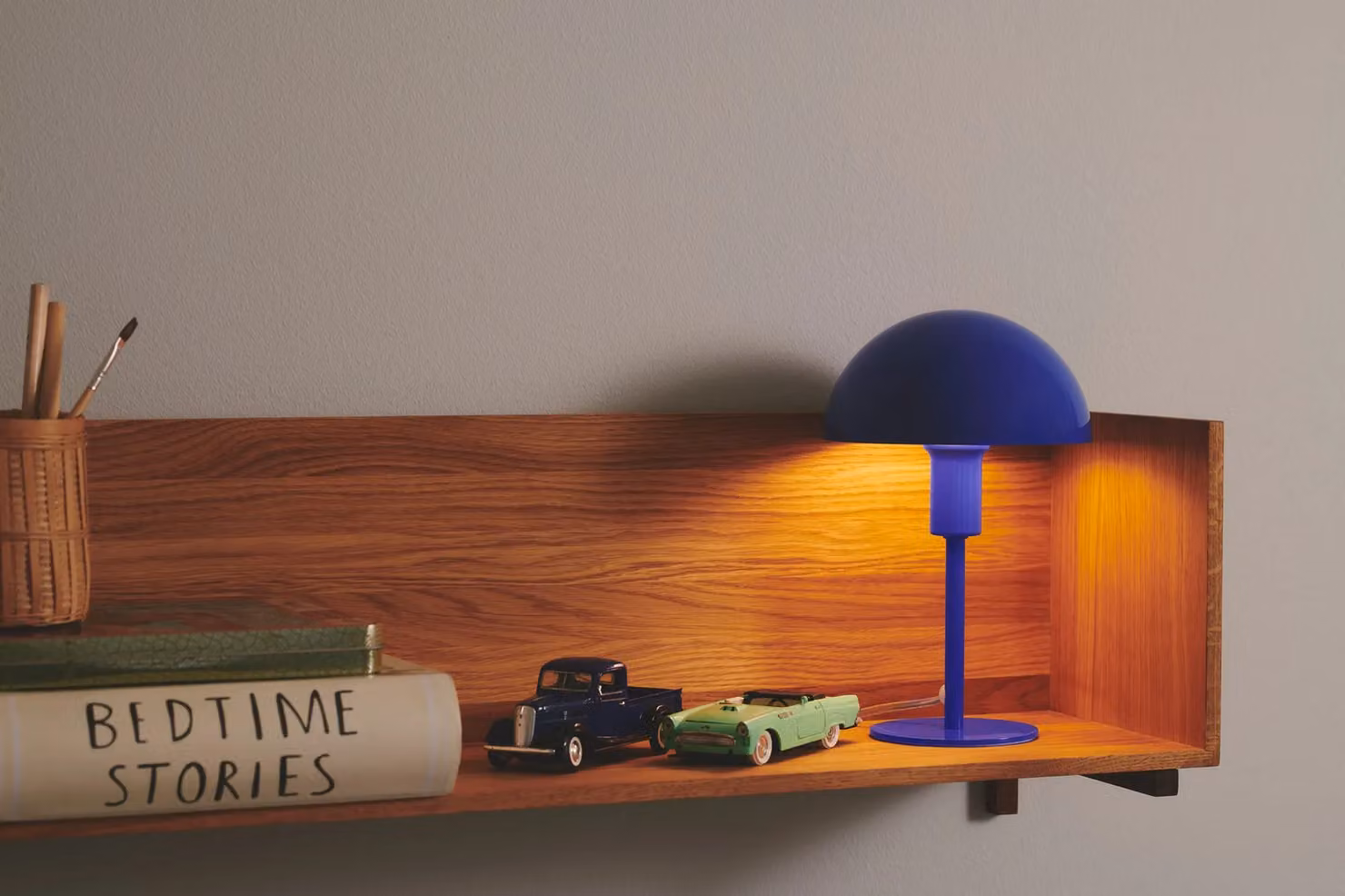 Nordlux Ellen Blue Metal Table Lamp with E14 Socket – 3