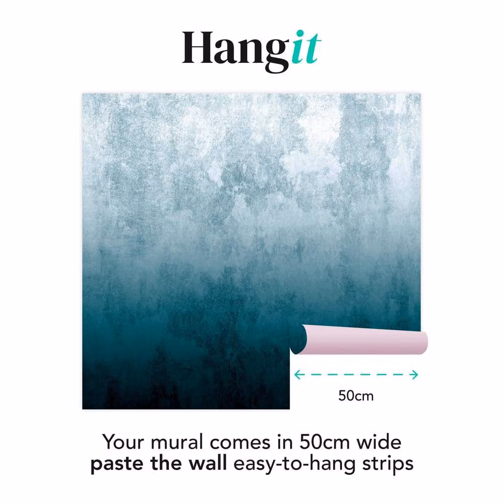 Superfresco Easy Ombre Teal Abstract Blue Wall Mural W: 300 cm, H: 280 cm – 3