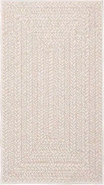 Berkfield Home Zizur Indoor and Outdoor Rug, Beige Jute Look, W: 60 cm, D: 110 cm