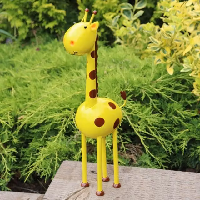 Betley Butterfly Yellow Metal Freestanding Garden Sculpture