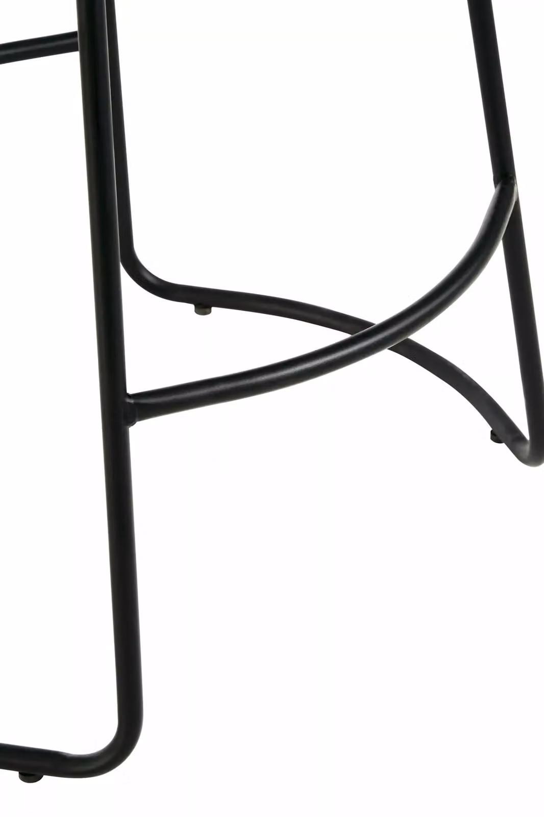 Orsina Modern Black Metal Counter Stool – 4
