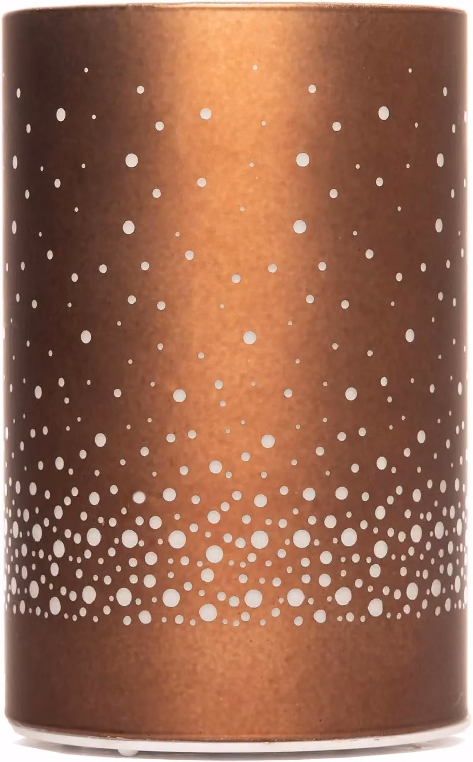 Shatchi Christmas Decorated Tabletop Snowfall Scene Vase in Red and Copper, Height: 15 cm – 4