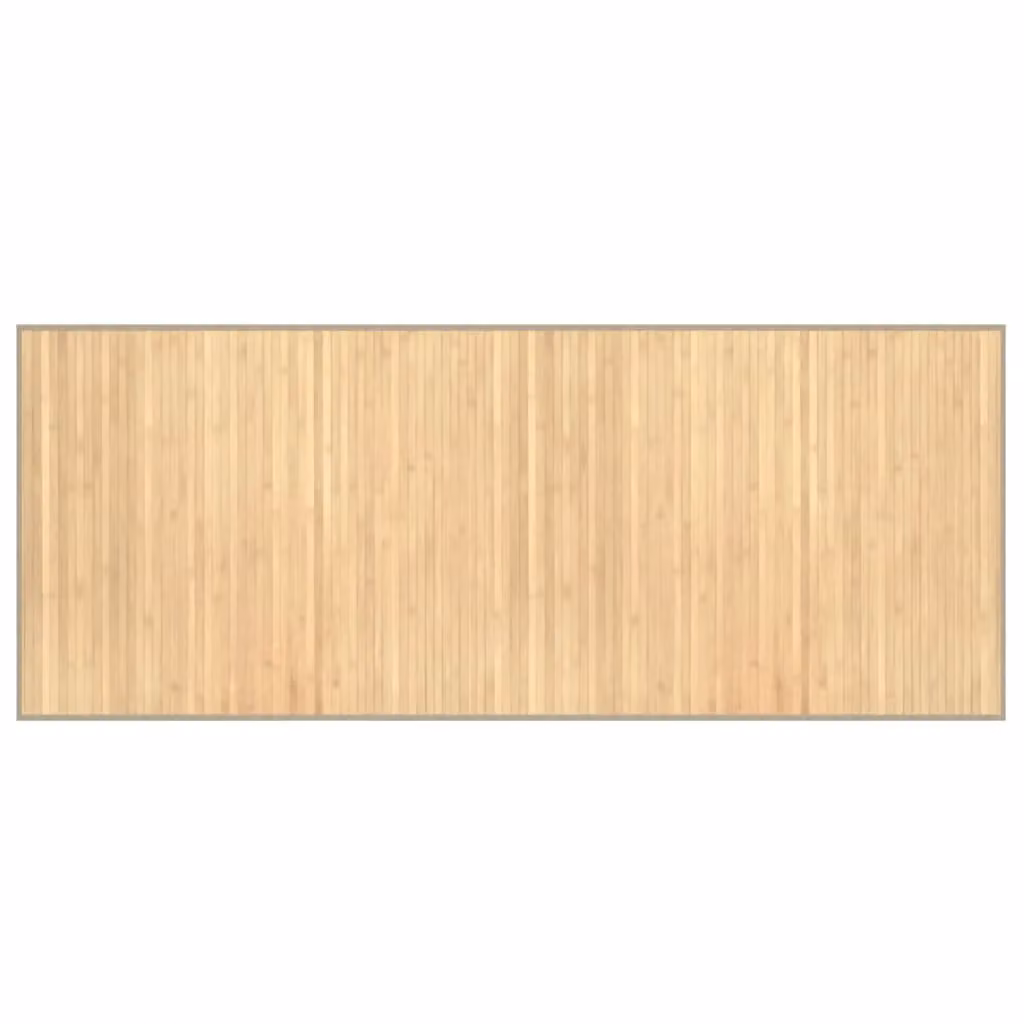 Berkfield Home Rectangular Bamboo Rug in Beige, W: 80 cm, L: 200 cm – 2
