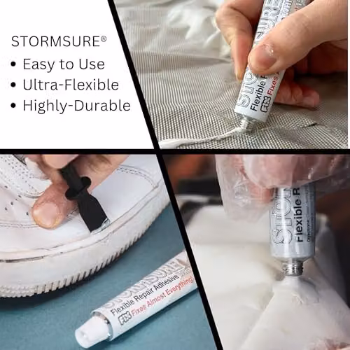 Stormsure White Polyurethane Flexible Repair Adhesive, 15g – 2