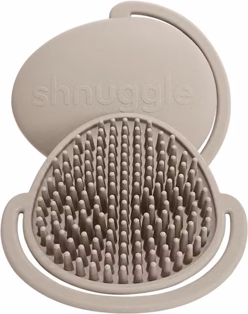 Shnuggle BPA-Free Baby Bath Brush in Beige