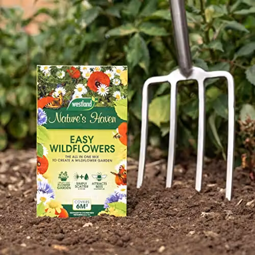 Unwins Natures Haven Easy Wildflower Mix Multicolour Flower Seeds, 1.2kg – 2