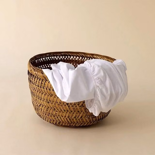 die zudecke Luxury Cotton Quilted Mattress Protector in White, W/D/H: 180 x 200 cm
