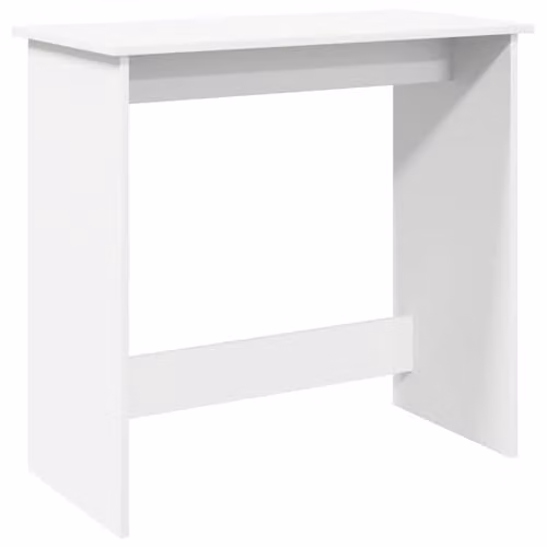 vidaXL White Writing Desk in MDF Laminate, W: 80 cm, D: 40 cm, H: 75 cm – 1