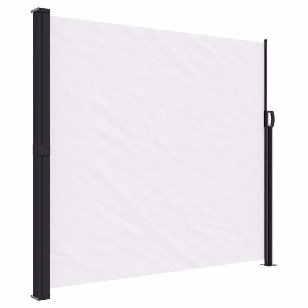 Berkfield Home Retractable Side Awning in White, W/H: 300 x 180 cm – 2