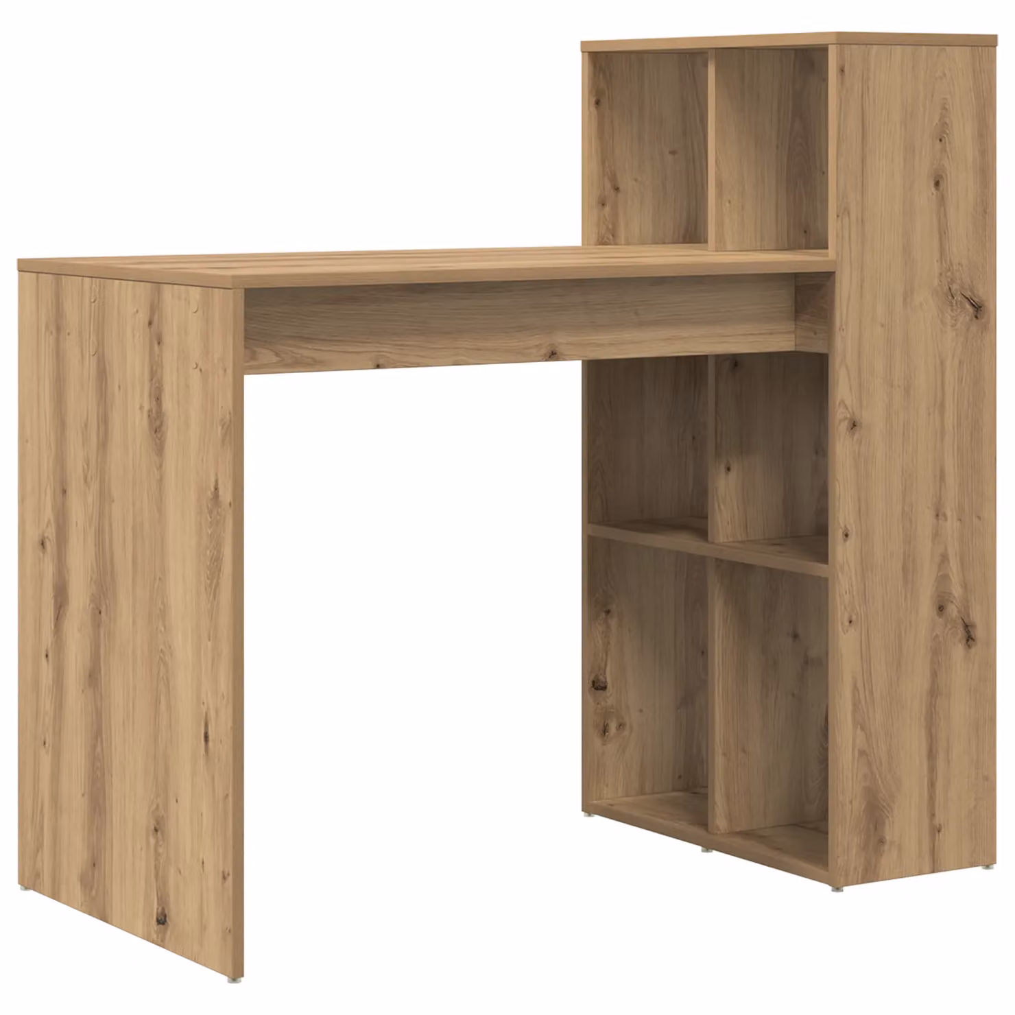 Berkfield Home Artisan Oak Writing Desk in Brown – 2