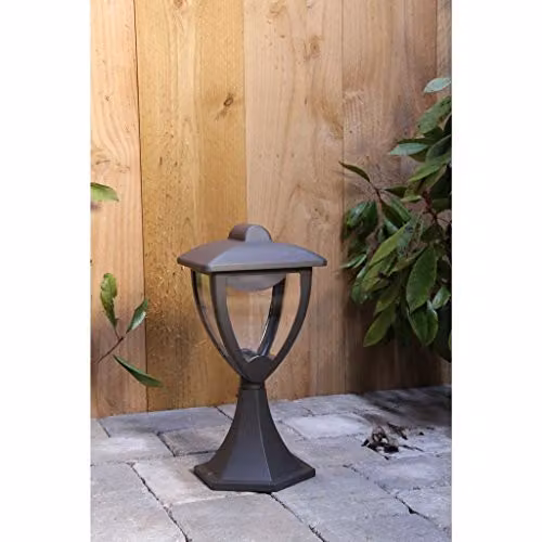 Luxform Luxembourg Anthracite Aluminium Post Light for Garden and Terrace – 3