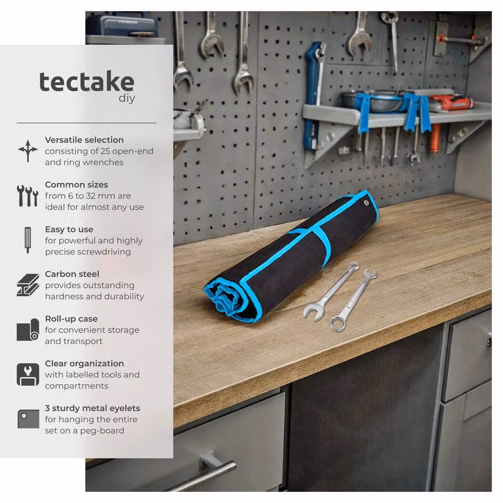tectake Spanner Set, Multicolour – 2