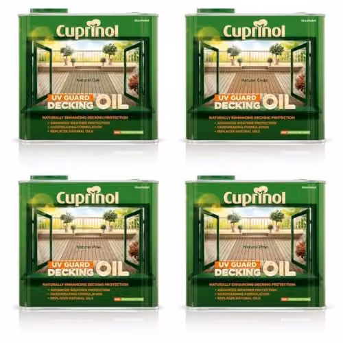 Cuprinol UV Guard Decking Oil in Walnut, 2.5 Litre