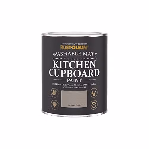 Rust-Oleum Matt Kitchen Cupboard Paint in Whipped Truffle, 0.75 l – 2