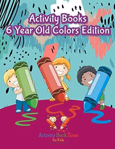 Activity Book Zone for Kids Multicolour Childrens Activity Book