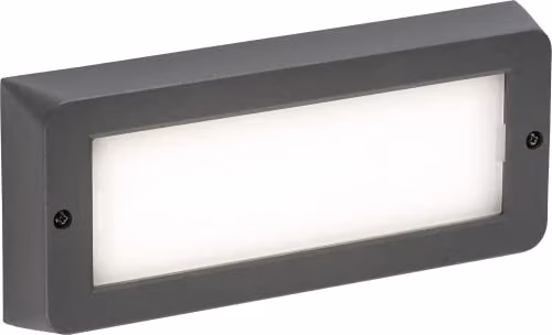 Netlighting Knightsbridge 5W LED CCT Adjustable Surface Mount Brick Light, Grey, IP65 – 2