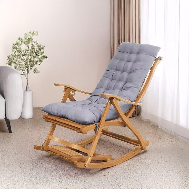 Lifeideas Outdoor Soft Lounger Cushion, Grey, W/D/H: 48 x 125 cm