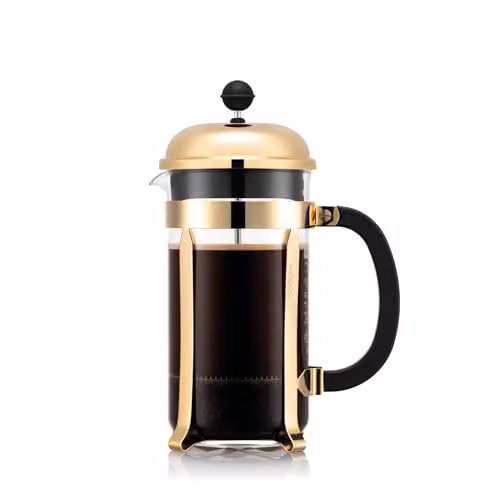 Bodum Chambord French Press Coffee Maker in Gold, 1L – 3