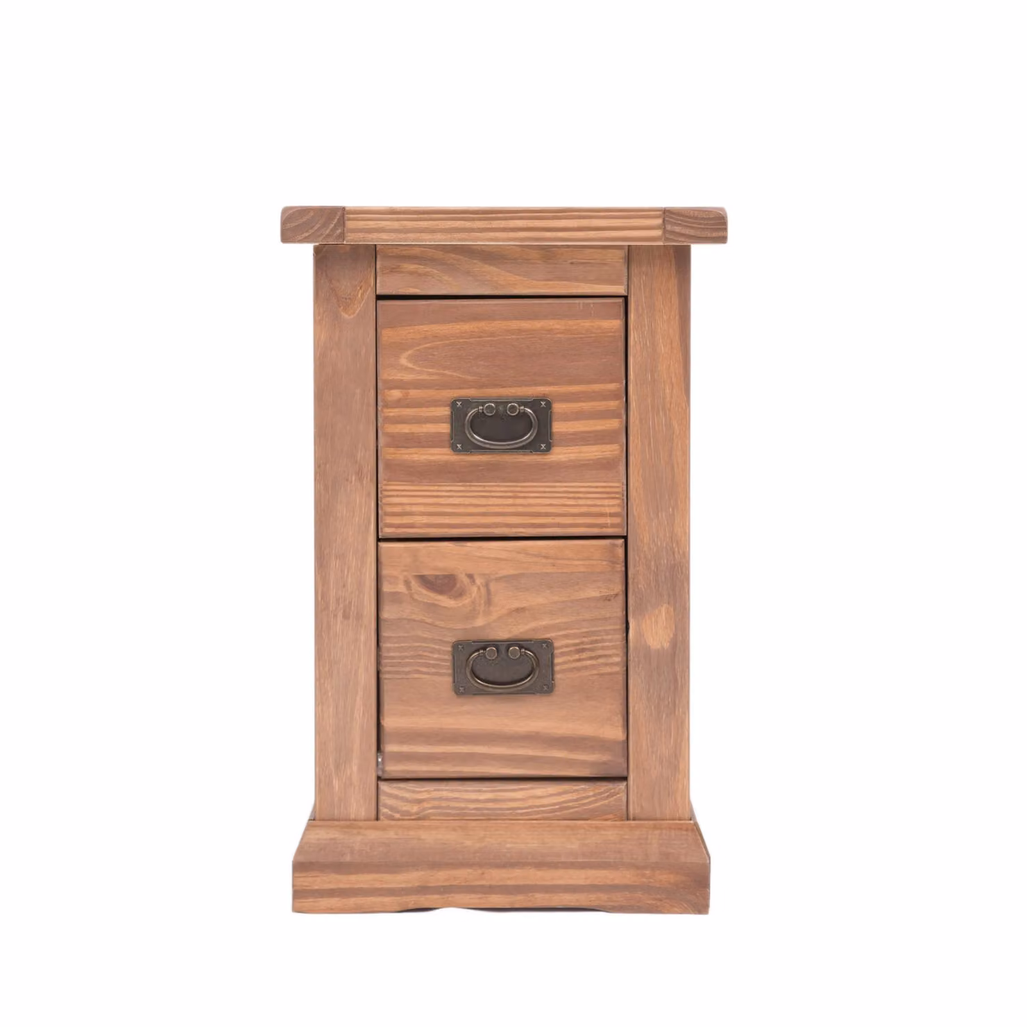 Cabinet Bits Tirolo 2 Drawer Petite Bedside Cabinet in Brown – 2