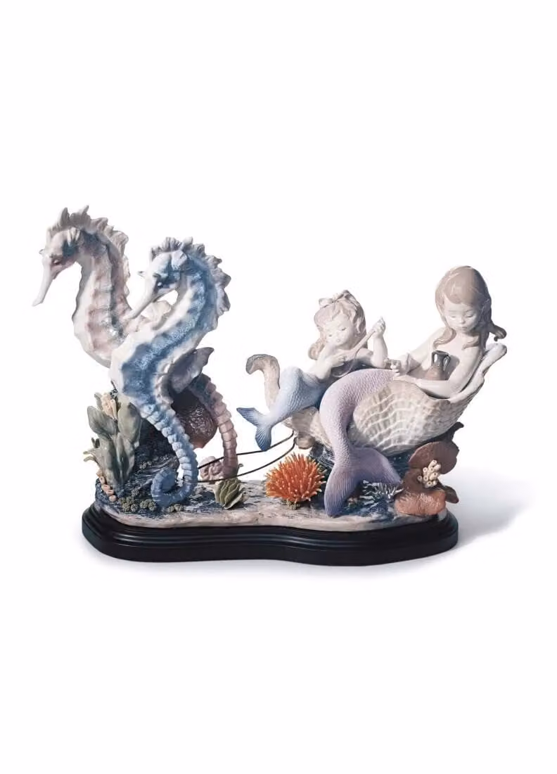 Lladró Underwater Journey Mermaid Limited Edition Multicolour Porcelain Figurine