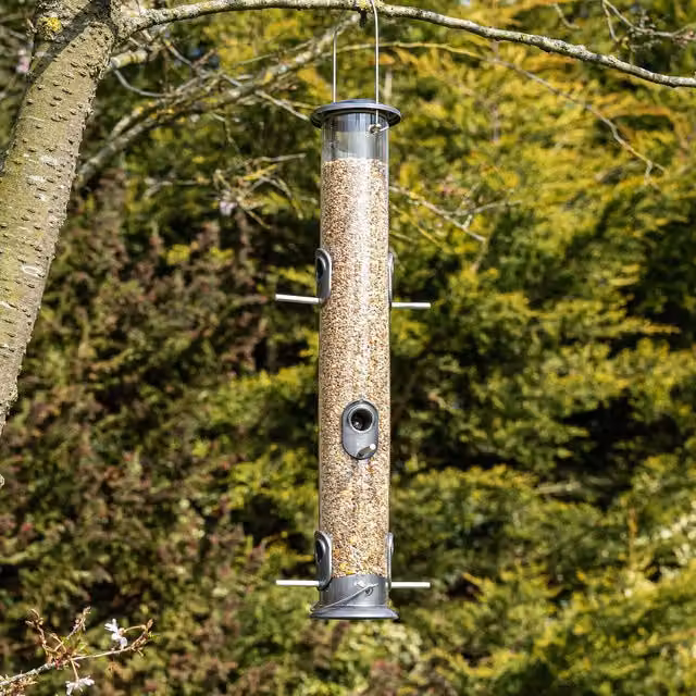Peckish All Weather Giant Seed Feeder - Brown