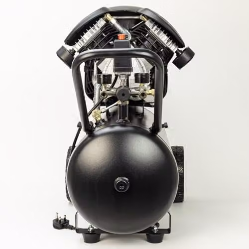 SIP Airmate V-Twin Air Compressor, Oil-Lubricated Direct Drive, Black, 50L, 2.2kW, 230V – 2