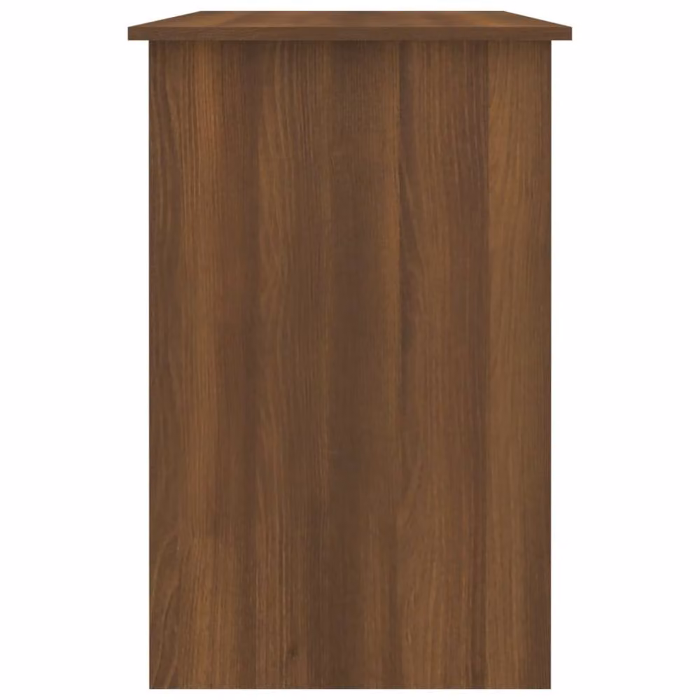 Berkfield Home Modern Writing Desk in Brown Oak, W/D/H: 100 x 50 x 76 cm – 4