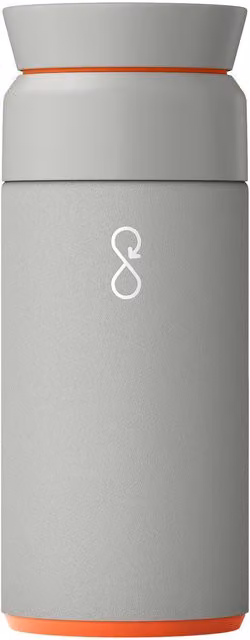 Ocean Bottle Tech2 Development Vacuum Insulated Brew Flask, 350ml, Grey