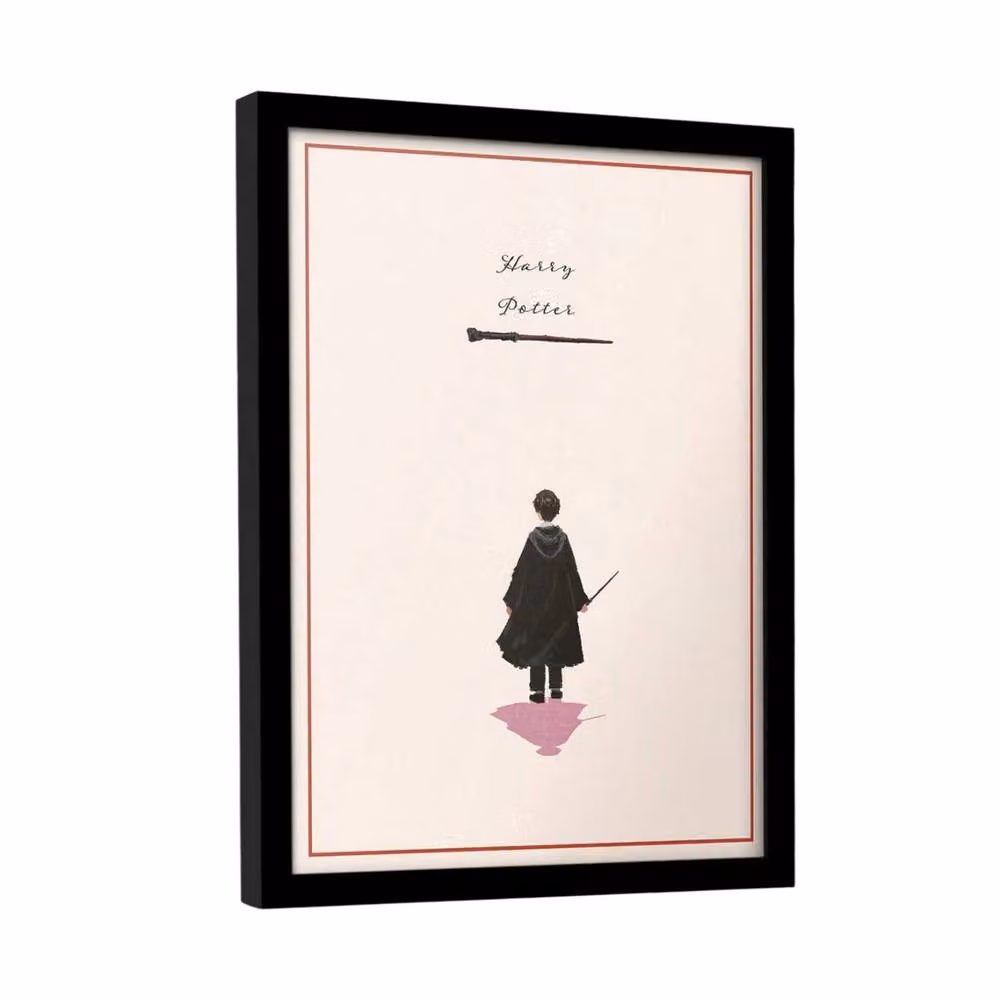 Harry Potter Looking Forward Harry Alone Framed Multicolour Paper Poster – 2