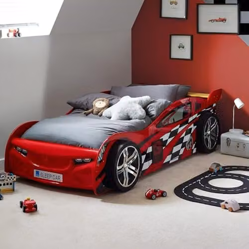 Julian Bowen Scorpion Racer Red Childrens Bed, W/D/H: 90 x 190 x 60 cm – 1