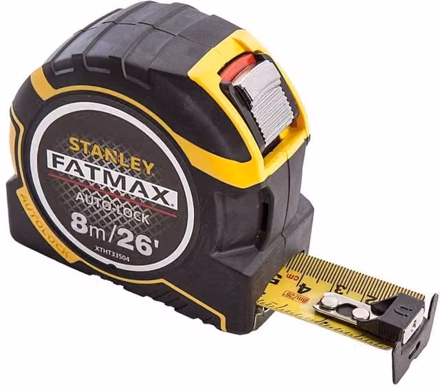 Stanley Fatmax Autolock Tape Measure in Black