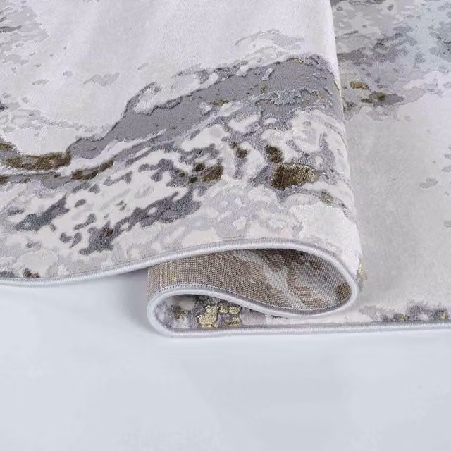 Desire Rugs Emperor Picasso Modern Waterflow Abstract Area Rug, Gold and Yellow, W: 120 cm, L: 170 cm