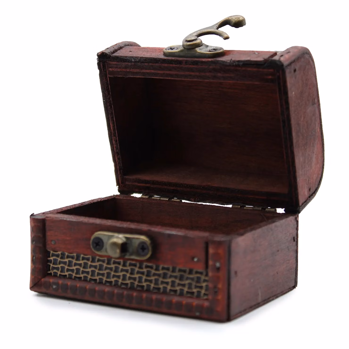 Ancient Wisdom Med Colonial Mesh Embossed Box in Brown – 3