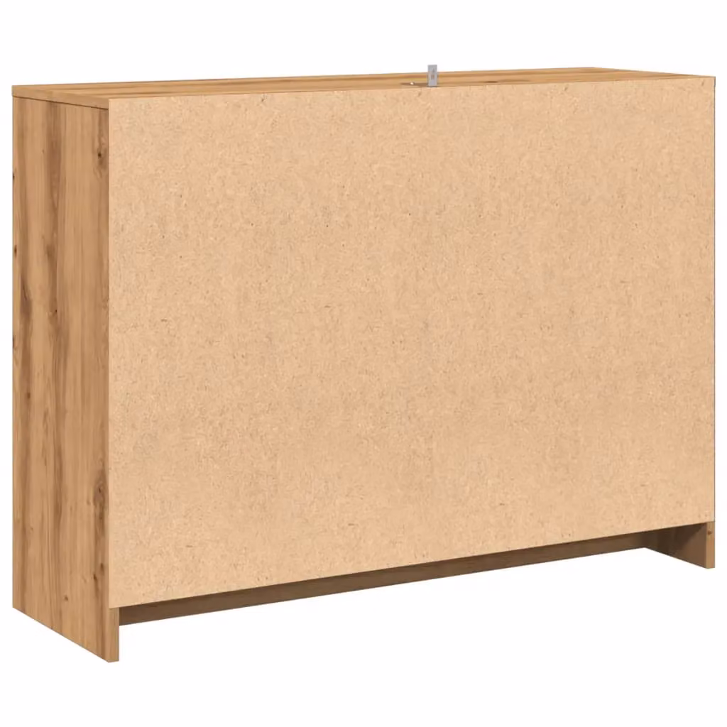 Berkfield Home Artisan Oak Sideboard in Brown, W/D/H: 102 x 33 x 75 cm – 2