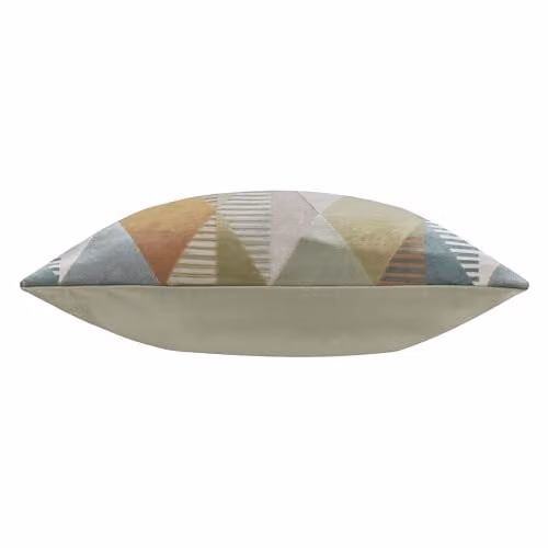 Riva Home Metro Harlequin Green Velvet Jacquard Decorative Square Cushion, W/D/H: 50 x 50 x 50 cm – 2