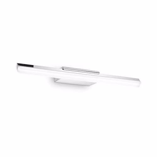 Ideal Lux Riflesso LED Large Chrome Bathroom Mirror Wall Lamp