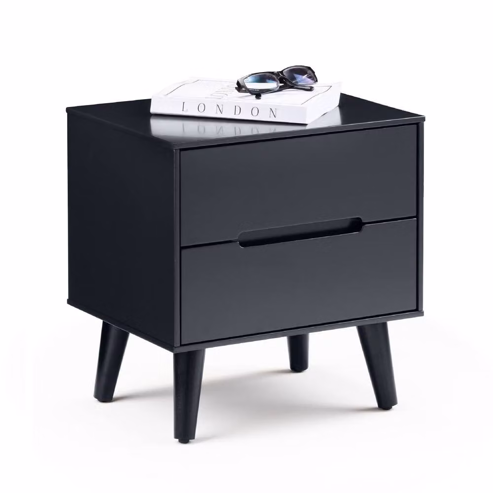 Cheshire Elara 2 Drawer Bedside Unit in Anthracite Grey – 2